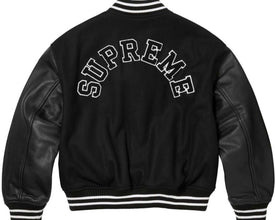 Supreme Tiger Varsity Jacket Black
