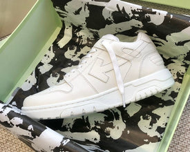 Off-White Out Of Office leather white
