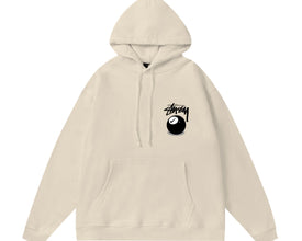 Stussy 8 Ball Zip Hood Smoke