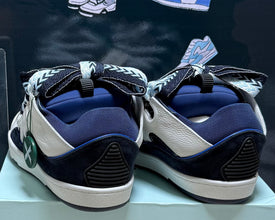 Lanvin Leather Curb Black Navy Blue