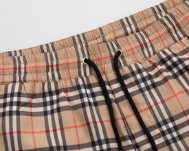 Burberry Check Drawcord Swim Shorts Archive Beige