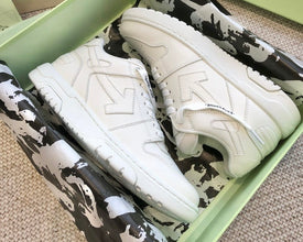 Off-White Out Of Office leather white