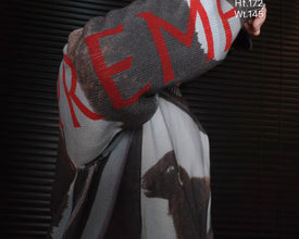 Supreme x Damien Hirst intarsia-knit sweater