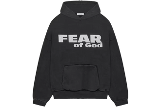Fear of God Vintage Fear Is Gone Hoodie Black/Cream