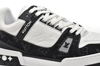 Louis Vuitton LV Trainer Black White