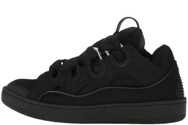 Lanvin Leather Curb Triple Black