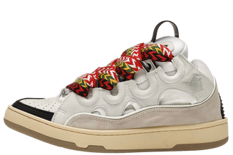 Lanvin Leather Curb White Ivory