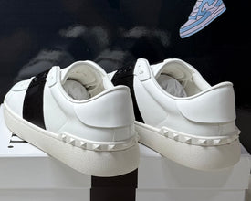 Valentino Garavani Open Leather Black Sneakers