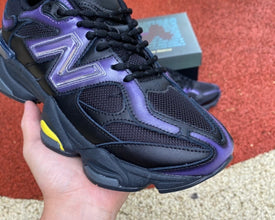 New Balance 9060 Mowalola Burglarwear Black Purple Yellow