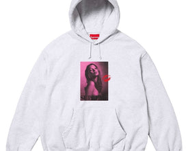 Supreme Kate Moss Hooded Sweatshirt Ash Grey