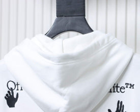 Jordan x Off-White logo-print hoodie