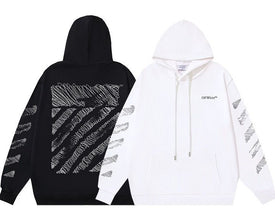 Off-White arrow-sleeves hoodie