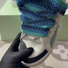 Lanvin Curb Sneaker White Blue