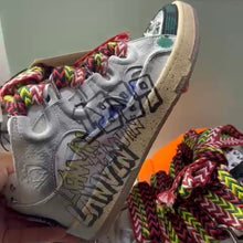 Lanvin Curb Sneaker Graffiti