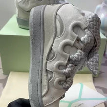 Lanvin Curb Sneakers - Grey/White