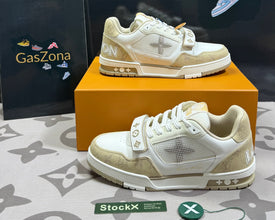 Louis Vuitton Trainer Beige White