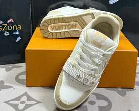 Louis Vuitton Trainer Beige White