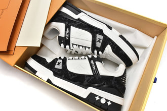 Louis Vuitton LV Trainer Black White