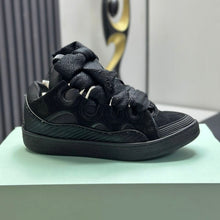 Lanvin Leather Curb Triple Black