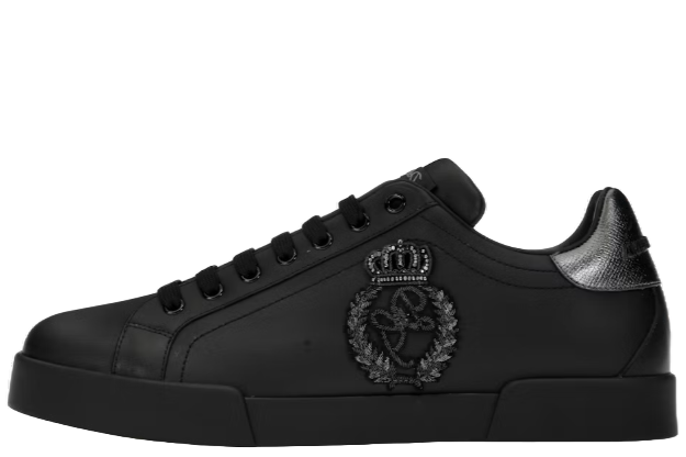 Dolce & Gabbana Portofino Crown Patch Black