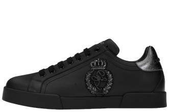 Dolce & Gabbana Portofino Crown Patch Black