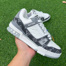 Louis Vuitton Trainer Monogram Denim Grey White