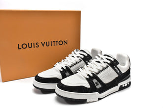 Louis Vuitton LV Trainer Black White