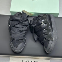 Lanvin Leather Curb Triple Black