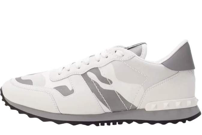 Valentino Garavani Rockrunner Camouflage White Grey