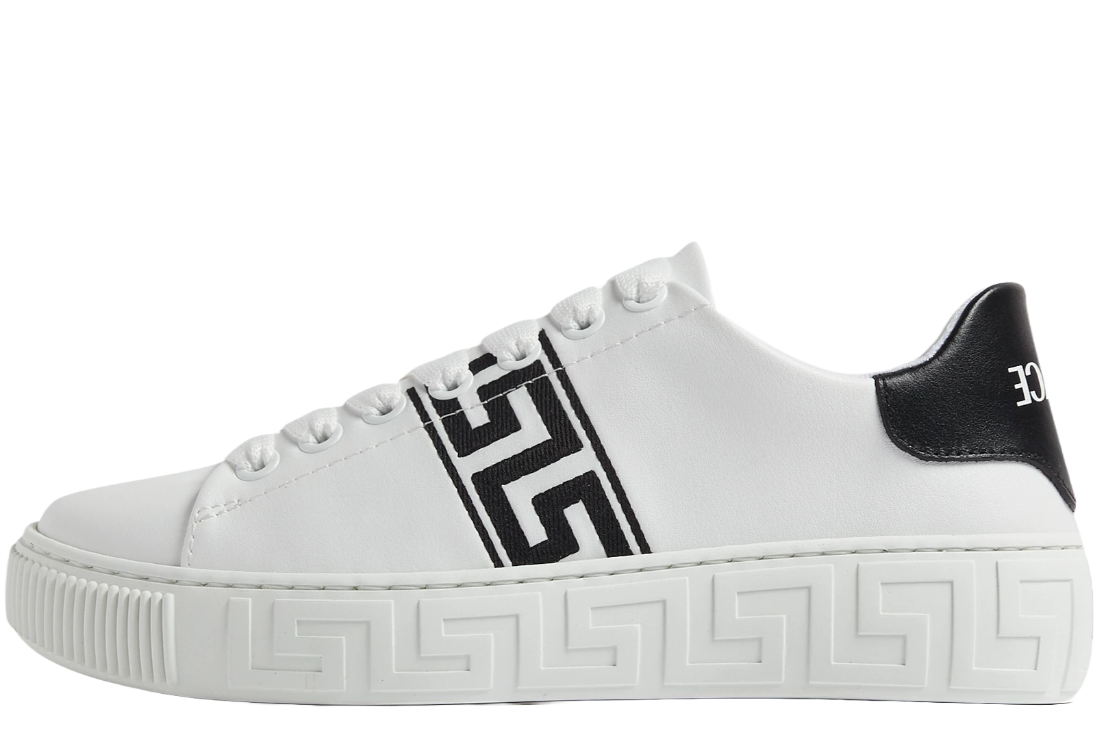 Versace La Greca Sneakers White Black (Women's)