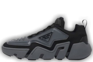 Prada Techno Stretch Sneaker Black