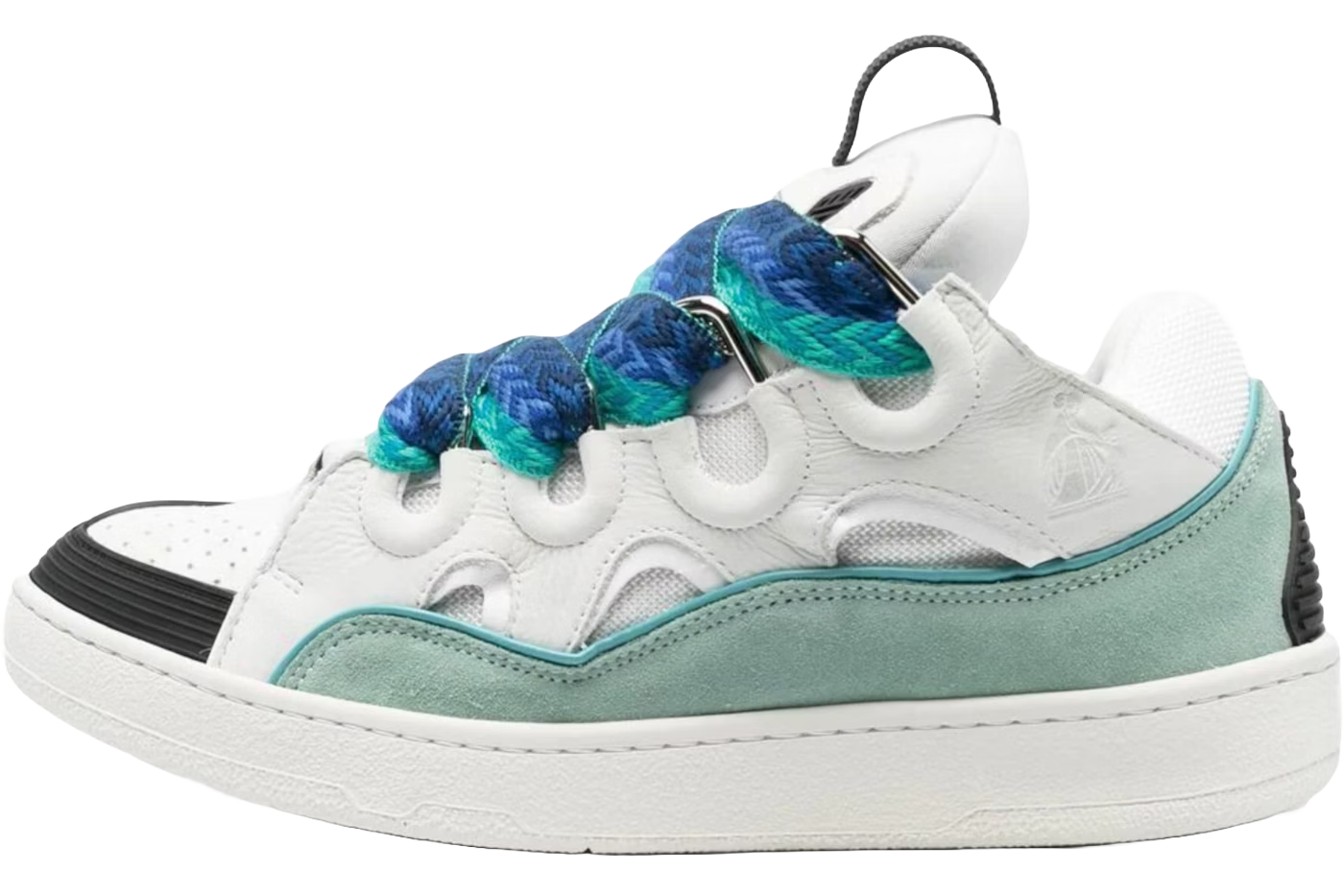 Lanvin Curb Sneaker White Blue