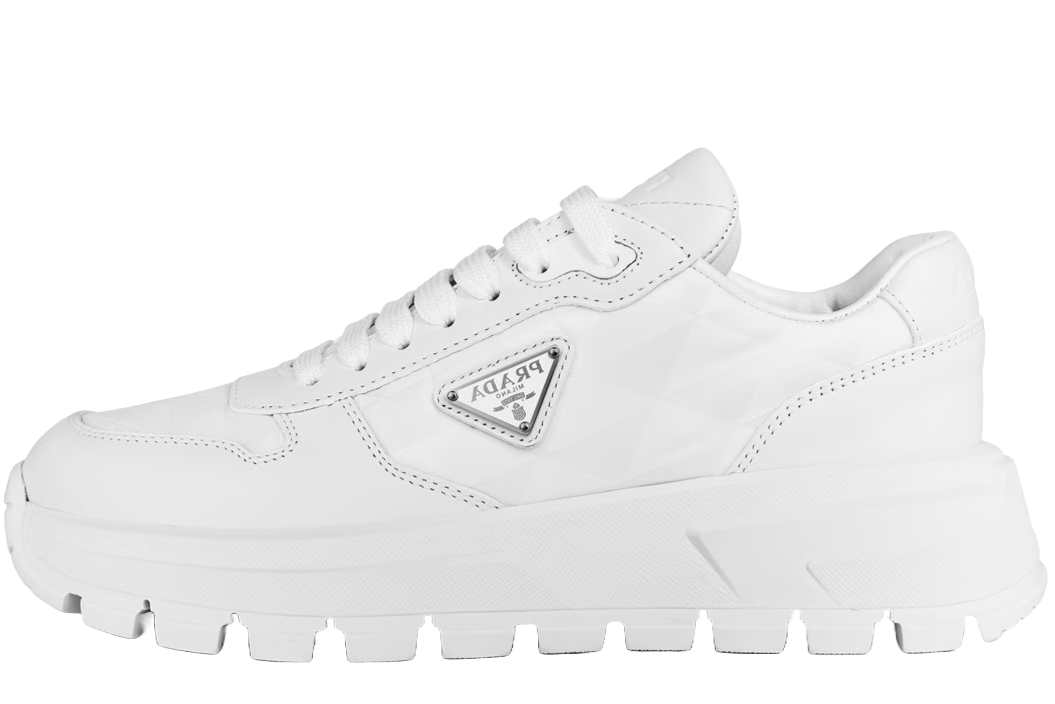 Prada Prax Re-Nylon Sneaker White