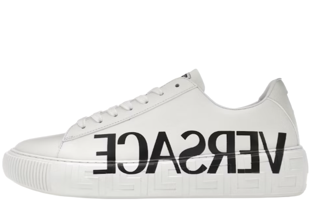 Versace Medusa Greca Low White White Black