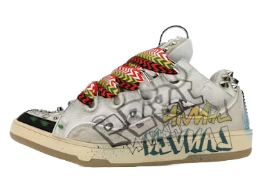 Lanvin Curb Sneaker Graffiti