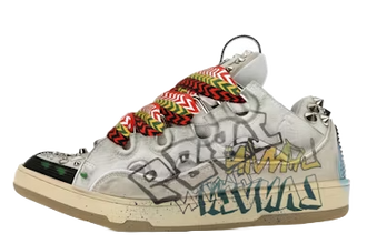 Lanvin Curb Sneaker Graffiti