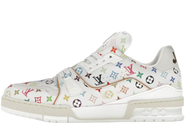 Louis Vuitton LV Trainer Takashi Murakami White