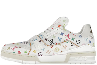 Louis Vuitton LV Trainer Takashi Murakami White