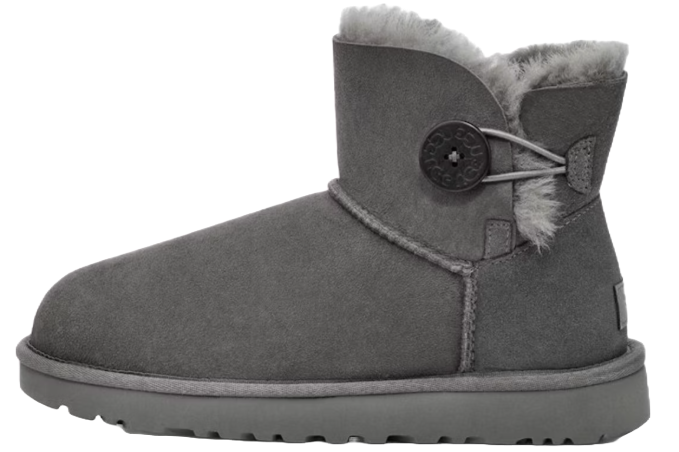 UGG Mini Bailey Button II Grey (Women's)