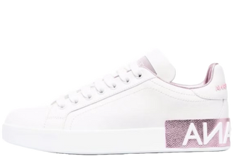 Dolce & Gabbana Portofino White Metallic Pink