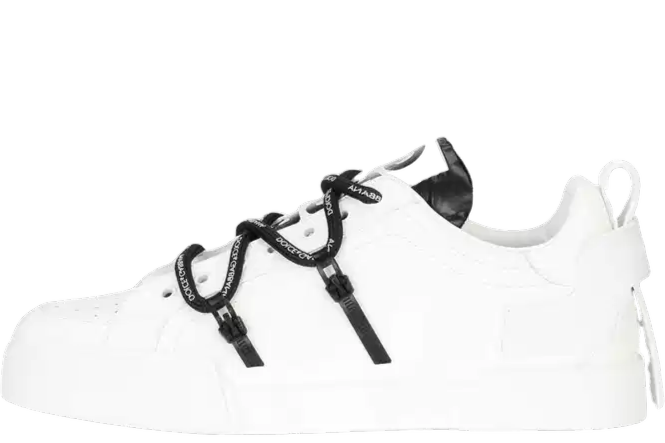 Dolce & Gabbana Portofino Strapped White Black