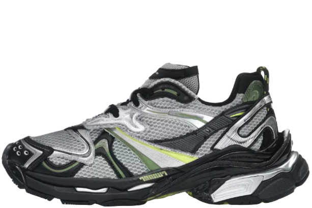 Balenciaga Runner 2.0 Worn-Out Silver Neon Yellow