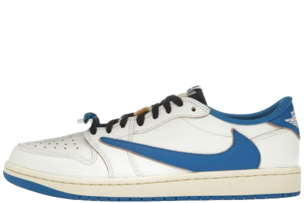 Jordan 1 Retro Low OG SP Fragment x Travis Scott Sail Military Blue