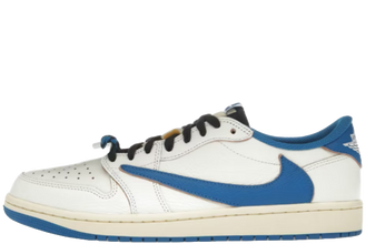 Jordan 1 Retro Low OG SP Fragment x Travis Scott Sail Military Blue